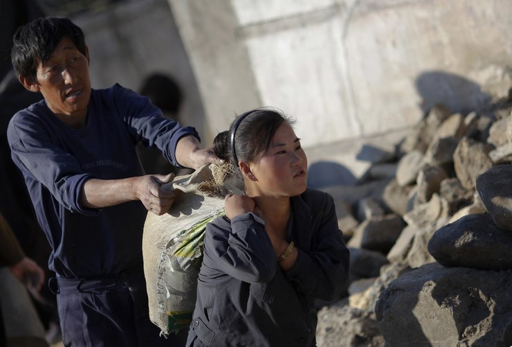 северокорейцы Россия